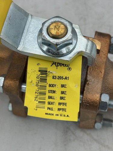 Apollo 82-205-A1 Bronze Ball Valve Copper Tube Ends RPTFE Seats USA Plumbing