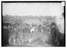 Spectators Including President Woodrow Wilson His Fiancee Edith Bo Old Photo