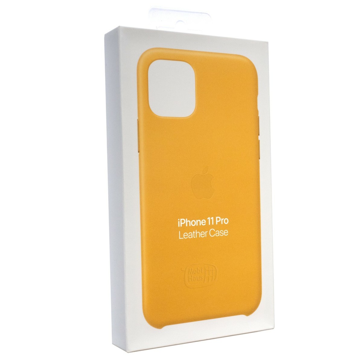Genuine Official Apple iPhone 11 Pro Leather Case Meyer Lemon