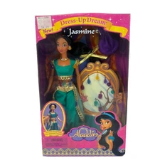 Disney's Aladdin Dress Up Dream Jasmine Doll Mattel 20421 Vintage New NRFB NOS