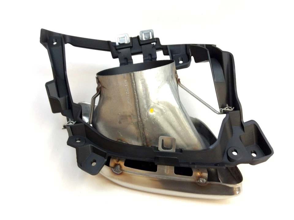 16-18 Lincoln MKX LH conductor tubo de escape bisel de salida inserto cromo moldura nuevo OEM Foto 4 de 4