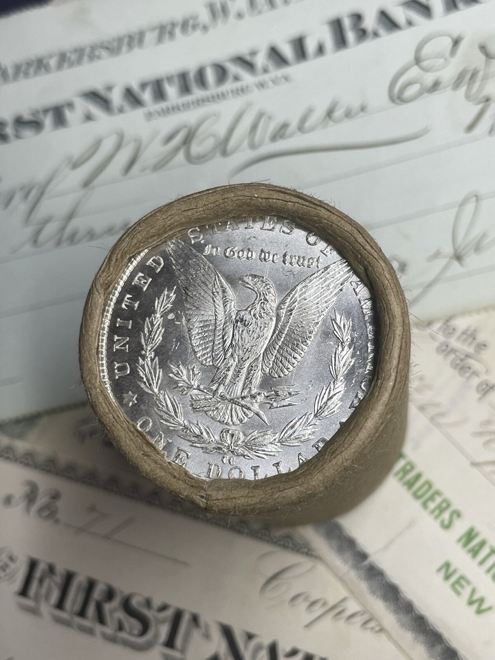 GEM BU CC Minted Morgan Silver Dollar From OBW Roll Estate Hoard - CC ...