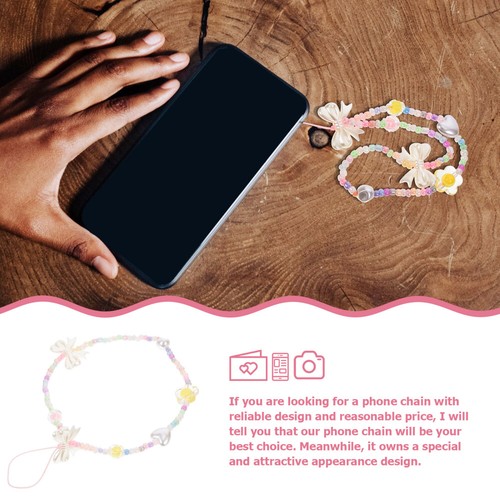 Handy Kette Perlenbesetztes Telefonarmband Anti Verlorenes Lanyard - 第 12/12 張圖片