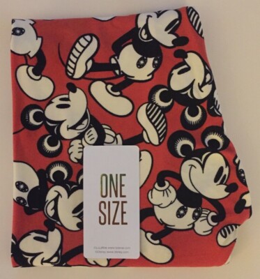 NWT LuLaRoe Disney OS MICKEY MOUSE Harvest Orange Leggings UNICORN