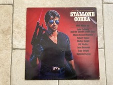 Stallone Cobra _ Copertina Vinile LP 33giri Soundtrack SENZA DISCO 1986 UK 1st