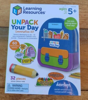 Learning Resources Unpack Your Day Conversation Kit - Social Emotional - NEW