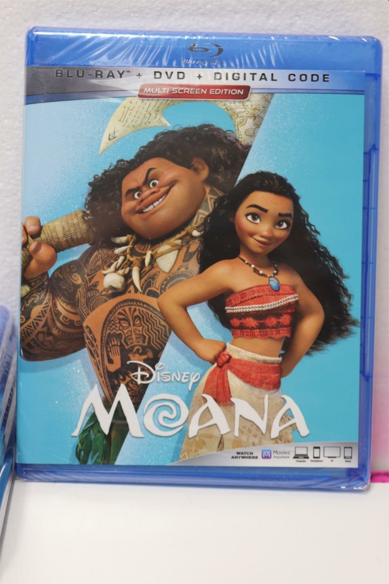 5x Lot New Sealed Moana (Blu-ray, 2016) Disney Movie | eBay