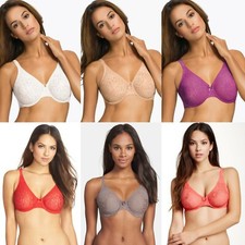 NWT Wacoal Halo Lace Molded Underwire Bra 851205 Various Sizes & Colors 