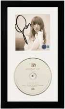 Taylor Swift Signed "Tortured Poets Department" Framed CD Insert Booklet BAS