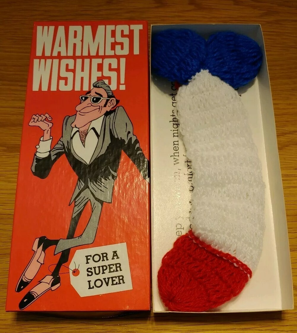 Willy Warmer Cock Sock Peter Heater Vintage Novelty Gag Gift in Box w