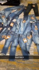 Top Denim Jeans Job Lot (525 pc) Men, Women and Children. Add Shipping.