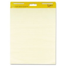 Legacy Self-Adhesive Yellow Ruled Easel Pads 25" 30" Box of 2 30 Sheets Each