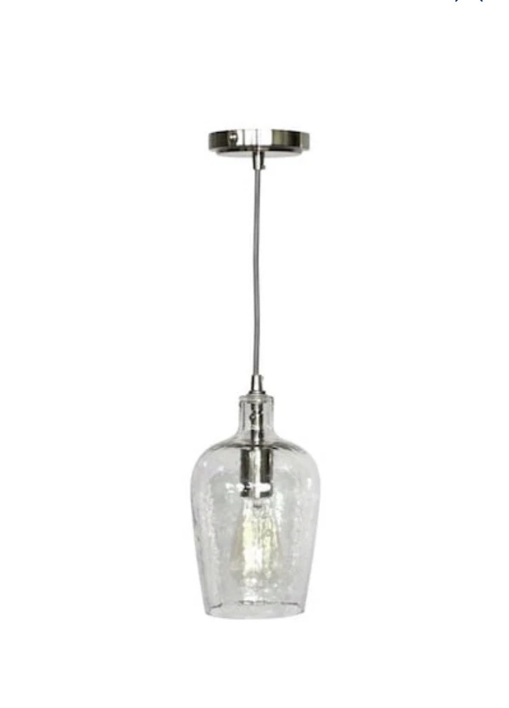 Allen and roth pendant light brushed nickel deals