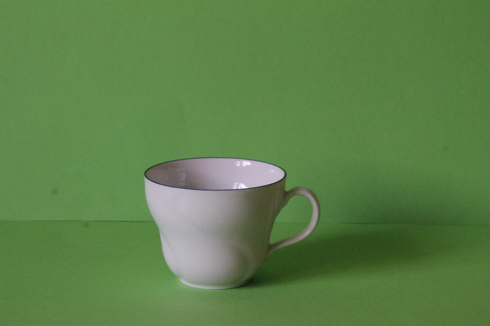 Seltmann Weiden Cornelia blauer Rand Kaffeetasse Tasse - Bild 1 von 1