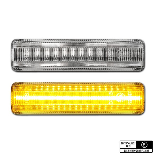 Weisse LED Seitenblinker Land Range Rover Freelander Discovery Sport-image