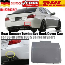 Für BMW 5er E60 M 03-09 Hinten Kappe Deckel Stoßstange Klappe Abschlepp 7897217!