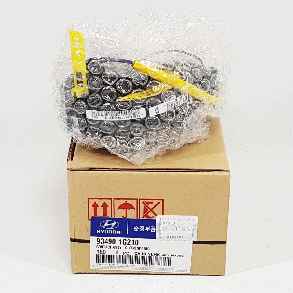 Conjunto de resorte de reloj de volante genuino 934901G210 para HYUNDAI ACCENT 2005-2010 Foto 2 de 4