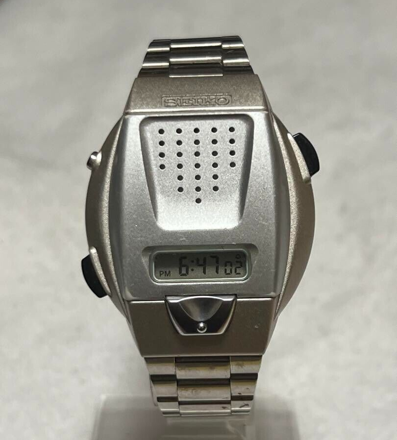 SEIKO A860 4000 Talking Watch Digital Qz for Visually SEIKO A860 4000 Talking Watch Digital Qz for Visually