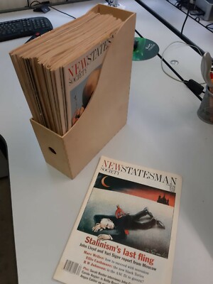 NEWSTATESMAN & SOCIETY MAGAZINES 40+ DATED AROUND 1991-92+ PIECE OF HISTORY