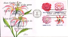#1876-79 Flowers Ham FDC (03719811876-79007)
