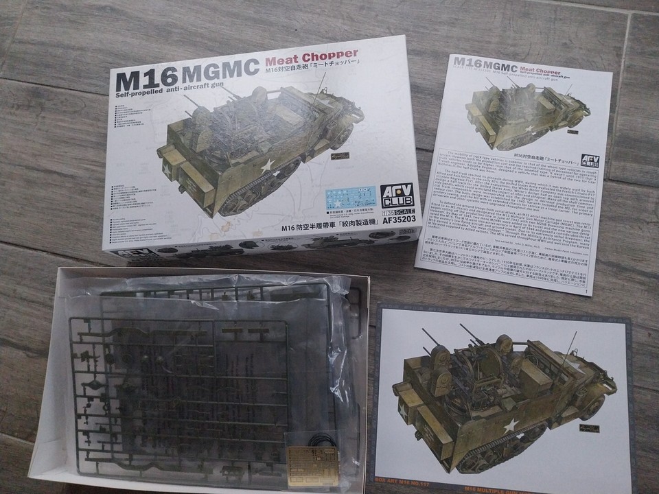 AFV Club AFV35203 135 M16 Multiple Gun Motor Carriage Military Model