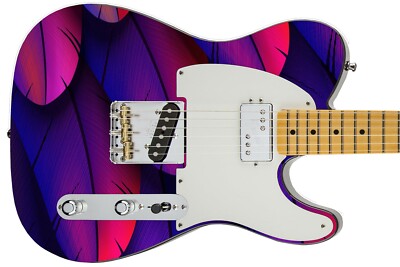 Guitar Skin 5 Star Axe Wrap Reface Music Lucky Feathers Art Flock Together 940