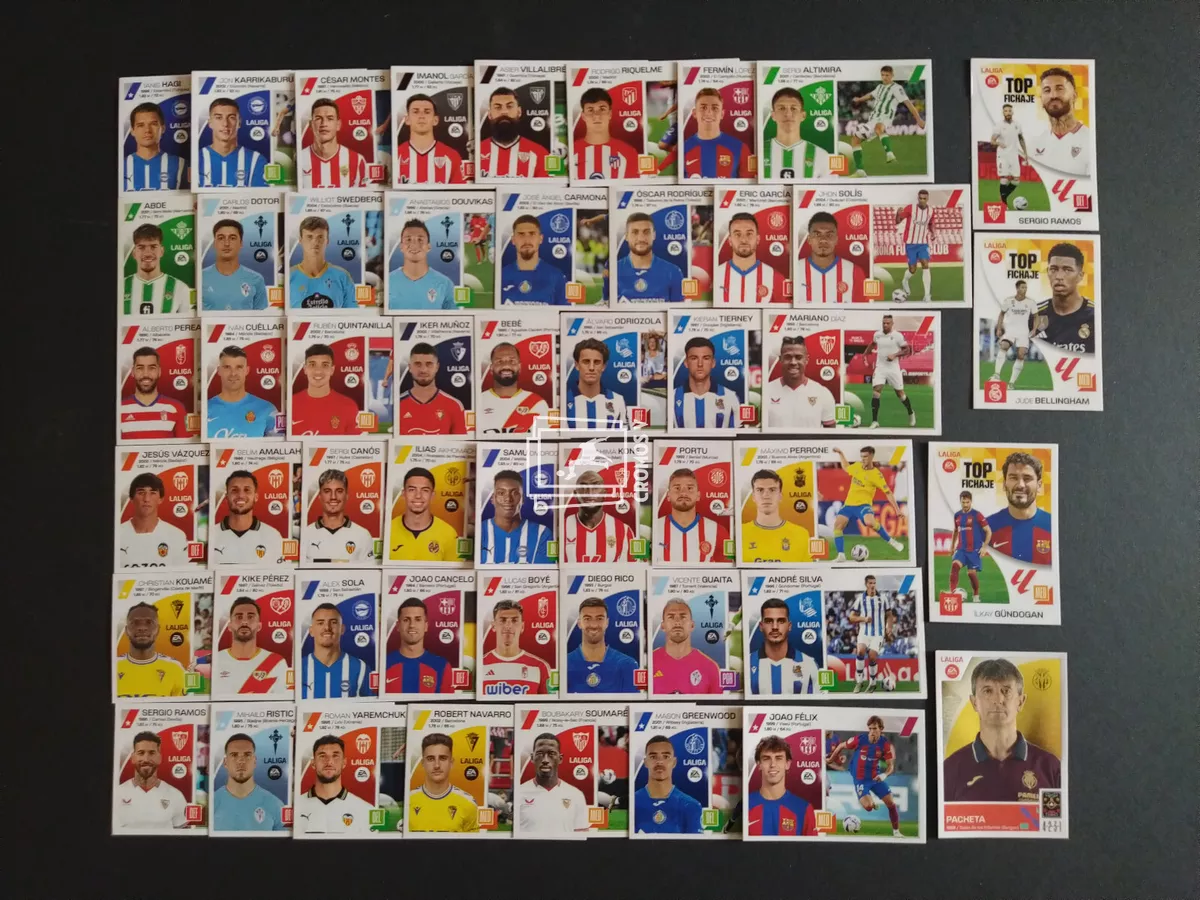 ELIGE TUS CROMOS SEGUNDA TERCERA y CUARTA EDICION + UF LIGA ESTE 2023 2024  23 24