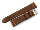 Vintage Brown Genuine Leather Strap Various Sizes Accessories Watches High Quality