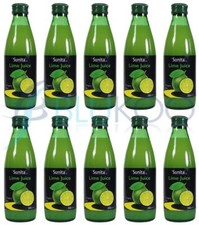 Sunita Organic Lime Juice - 250ml (Pack of 10)