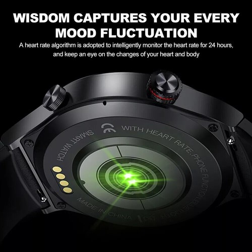 Reloj inteligente Bluetooth Llamada Hombres Frecuencia cardíaca NFC Deportes Fitness Rastreadores Impermeable - Imagen 15 de 19