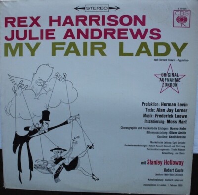 LP Harrison, Andrews, Book My Fair Lady - Original Cast, Recorded In London