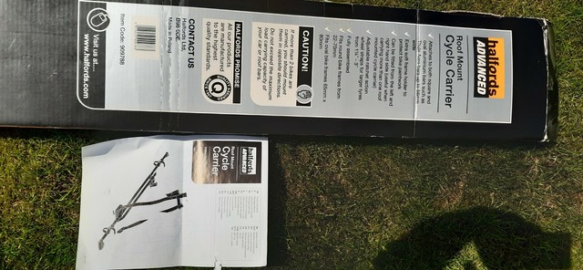 halfords advanced roof mount cycle carrier