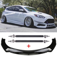 FÜR Ford Focus Fiesta Fusion Frontspoiler Frontlippe Spoiler Lippe+Stützstange