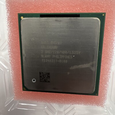 INTEL Celeron 2.0 GHz CPU 400MHz 128KB L2 Socket 478 SL6RV SL6HY SL6LC Sl6VR