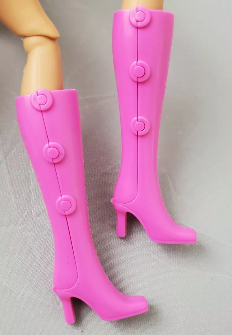pink barbie boots