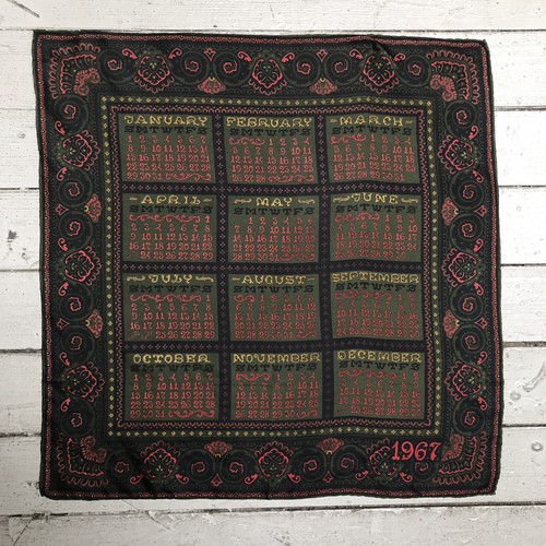 Écharpe Carrée France Vintage - Souvenir Villes Repères - Rouge - 31 Cm - Foulard