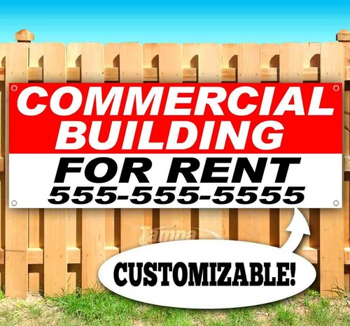 COMMERCIAL BUILDING FOR RENT Advertising Vinyl Banner Flag Sign Many ...