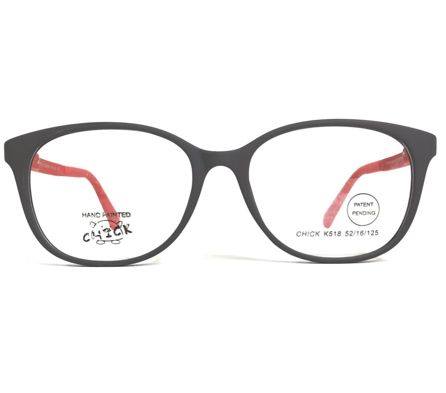 Chick Eyeglasses Frames K518 COL 27 Brown Red Square Full Rim 52-16-125