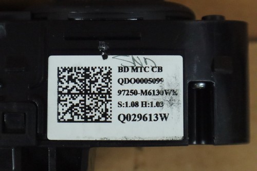 2019 2020 Kia Forte AC Heat Temperature Climate Control OEM 97250M6130 - Picture 5 of 6