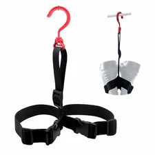 SAMSFX Fishing Wader Boot Hanger Strap Belt for Drying Wader Rack Storage