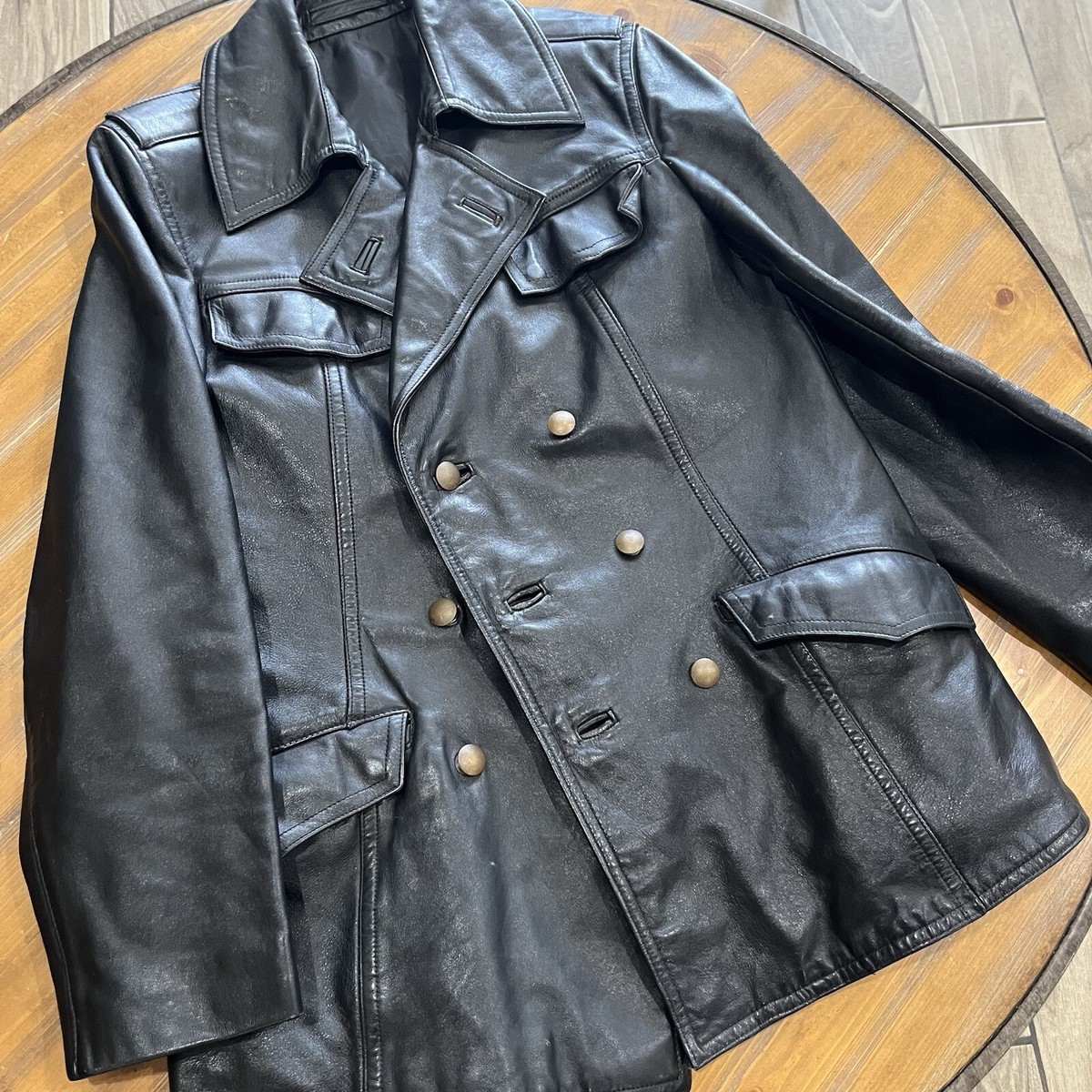 Hackel & Co. Jacket 42 German Police Motorcycle Black Hackel & Co. Jacket 42 German Police Motorcycle Black