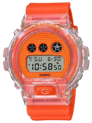 NEW Casio G-Shock Limited Edition LUCKY DROP ORANGE Digital Mens Watch DW6900GL4