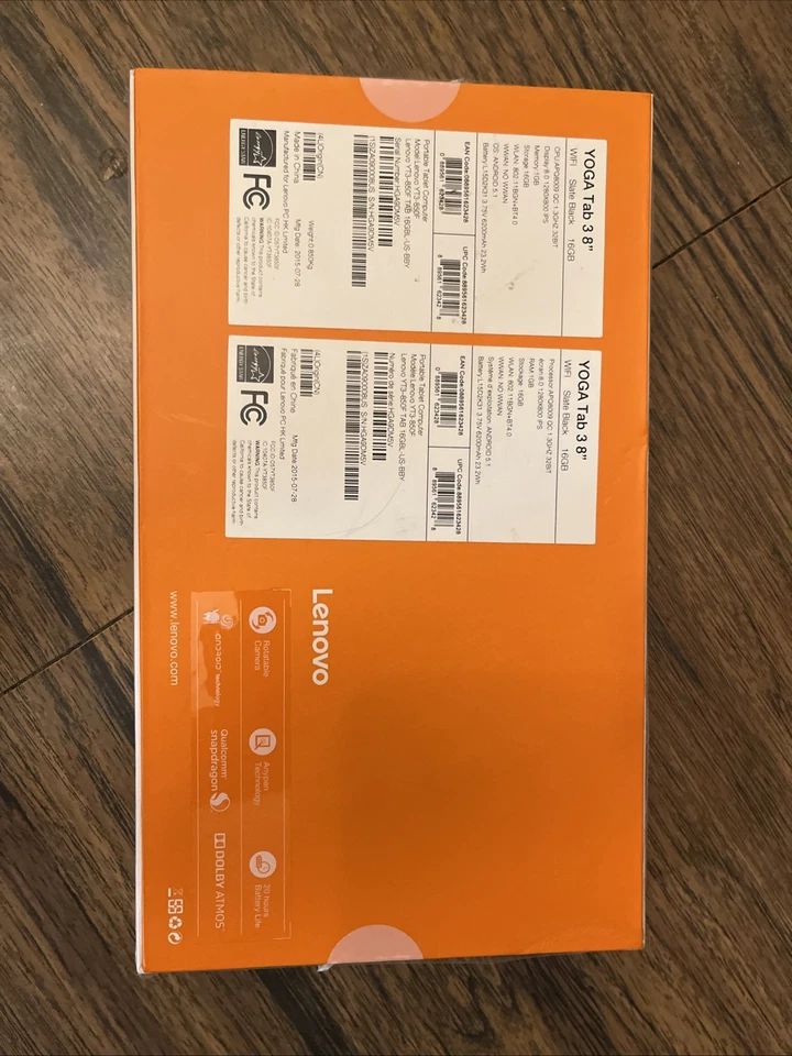 Lenovo Yoga Tab 3 16GB Wi-Fi, (Unlocked) 8 Inch Tablet Black - Image 3 of 3