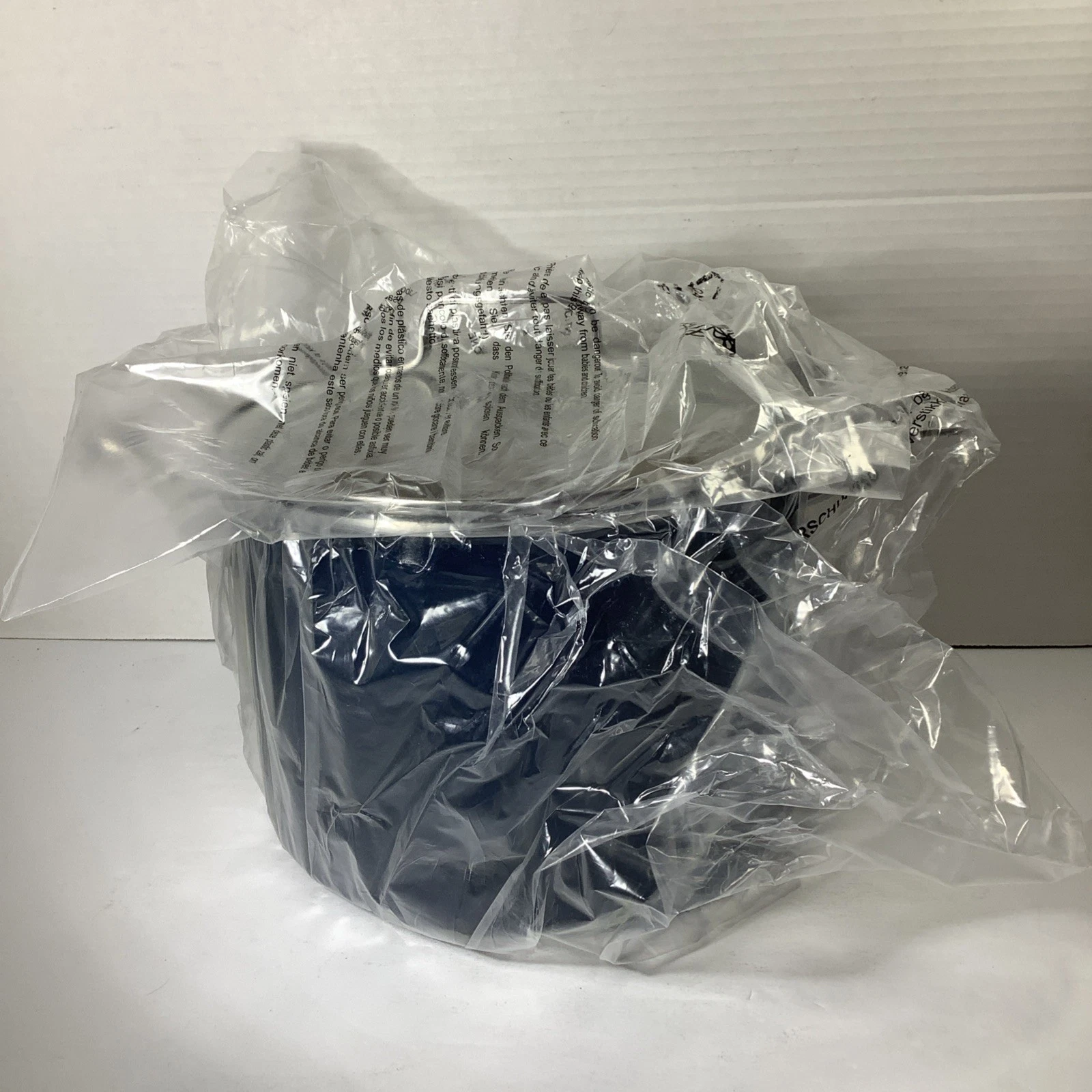 Emeril Blue Nonstick 6qt 6 quart Stockpot Glass Lid New