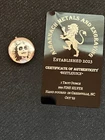 Beetle Juice 1oz Silver Button