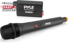 Pyle Portable VHF Wireless Microphone System - Professional Battery Operated Han