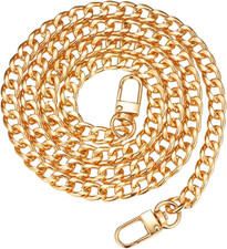 Purse Chain Strap, Gold Chain Purse Strap, Crossbody Chain Strap for Purse Shoul