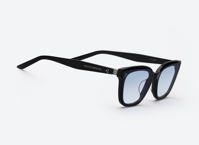 GENTLE MONSTER Numer 01(BLG) Square Black Acetate Sunglasses | eBay
