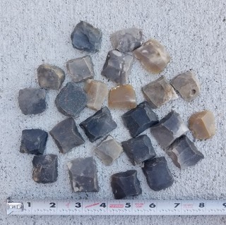 Lot of 25 1700s English Gun Flints For Flintlock Musket Fur Trade Lot 2