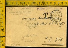 RSI Franchigia Posta Militare x PdC 813 Annullo D' Arrivo mj 174